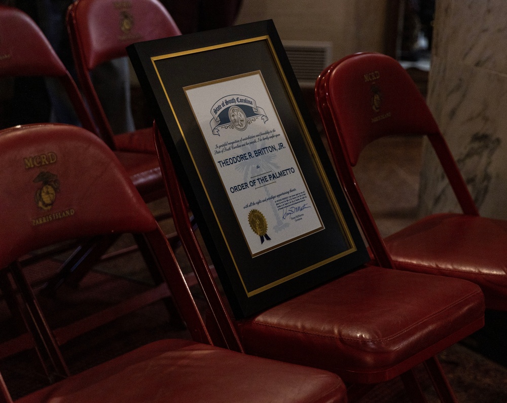 Ambassador Theodore R. Britton Jr. Receives the Order of the Palmetto Award