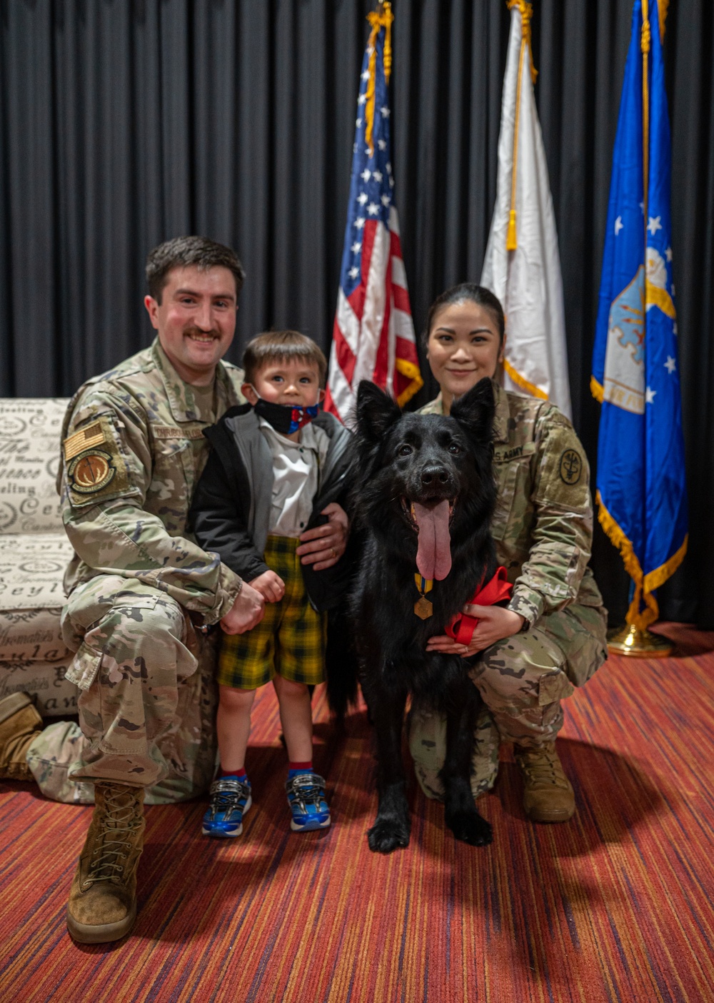 Military Working Dog Cento Retires after Eight Year of Service