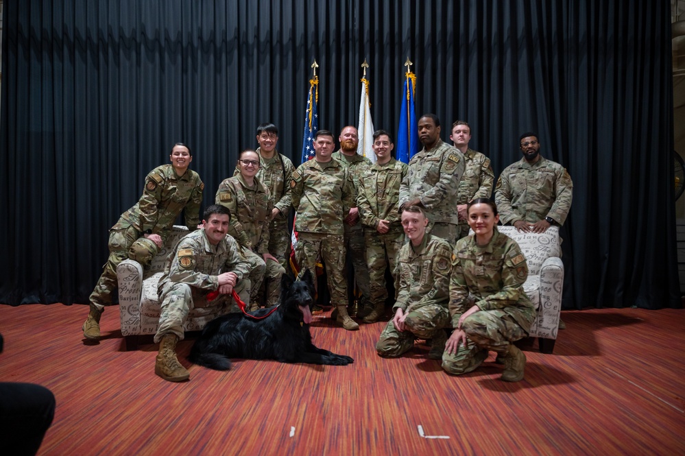 Military Working Dog Cento Retires after Eight Year of Service