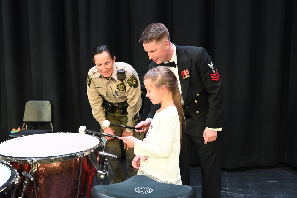 U.S. Navy Band performs in Elko