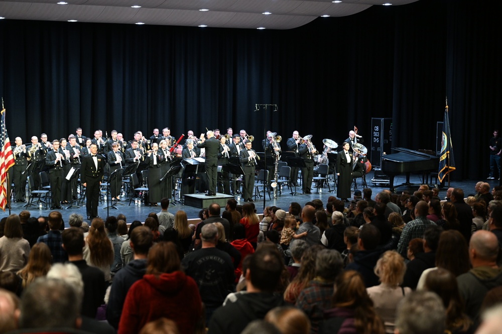 U.S. Navy Band performs in Elko