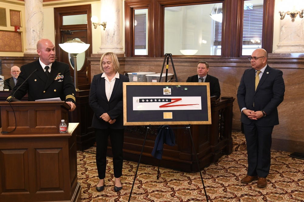 Crew Members of USS Montana Visit Namesake State Capital