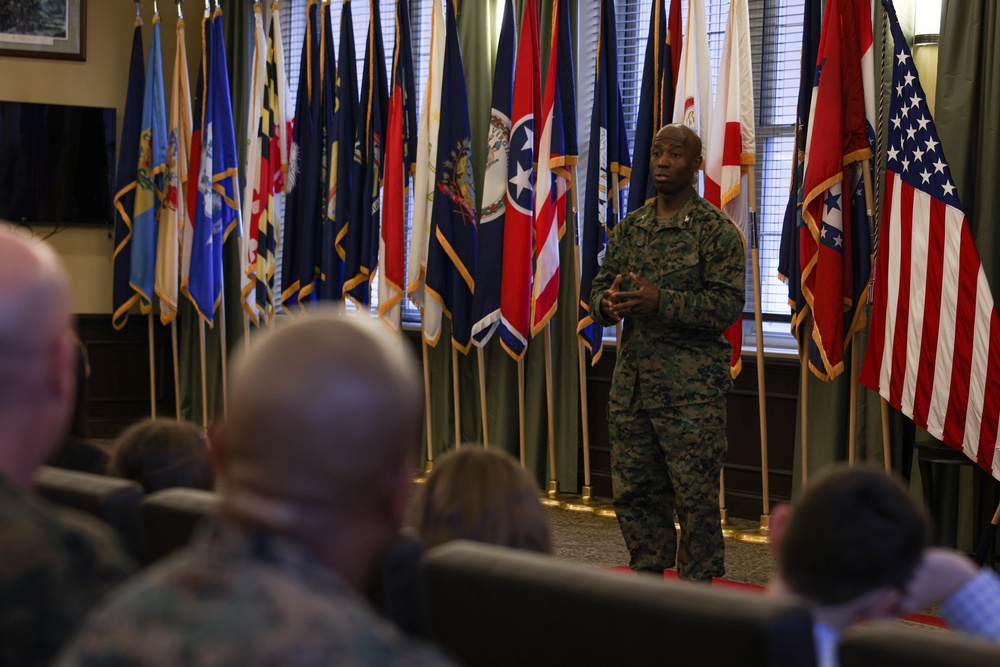 Lt. Col Bullard's Retirement Ceremony