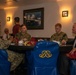 USS Ronald Reagan (CVN 76) Sailors have lunch with Members of the House Appropriations Committee Defense Subcommittee