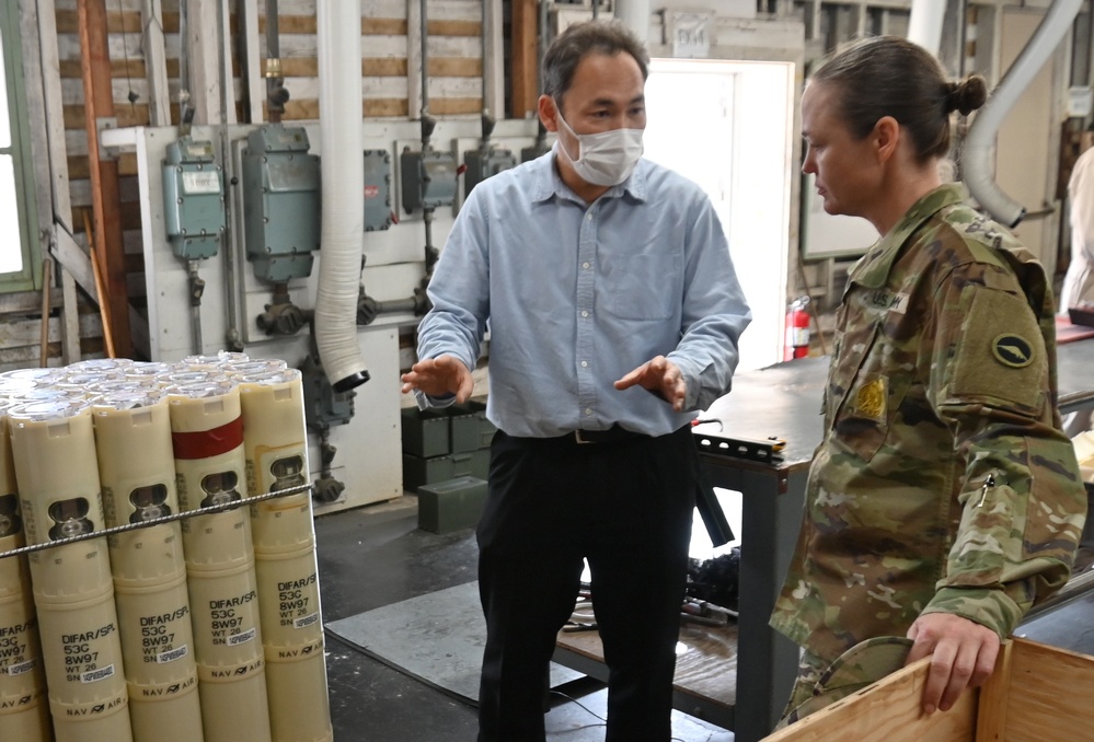 10th Support Group’s senior enlisted leader visits 10th SG Ammo Depot