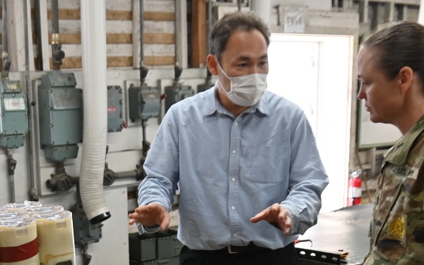 10th Support Group’s senior enlisted leader visits 10th SG Ammo Depot