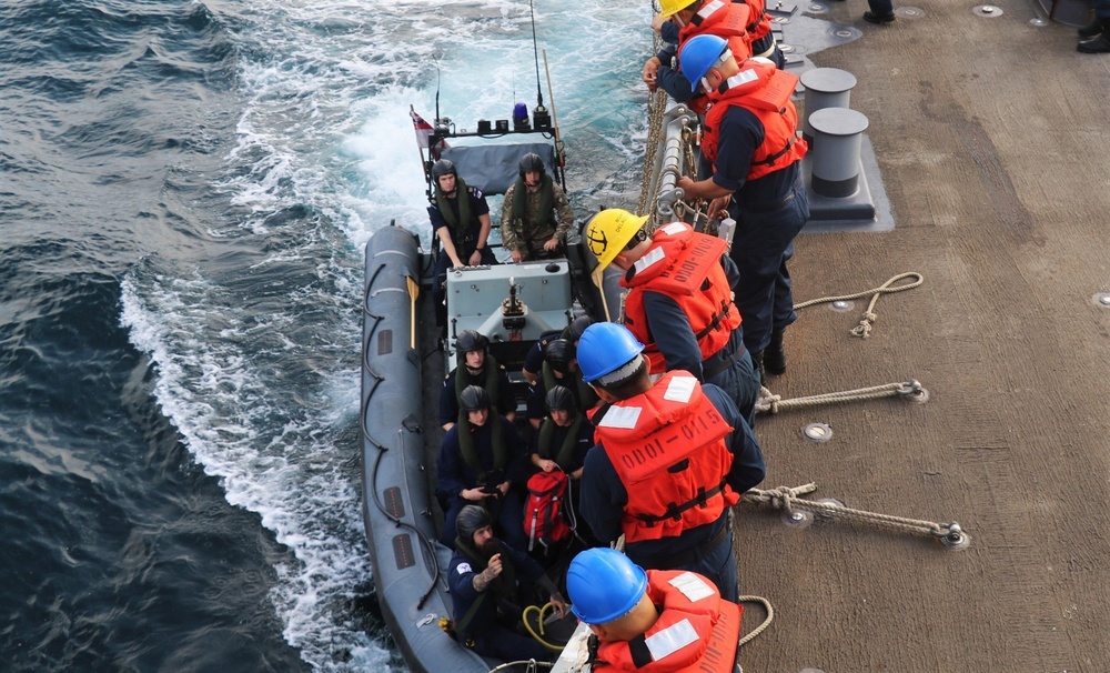 USS Paul Hamilton IMX 2023 Cross-Deck Training