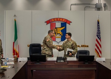 Michigan National Guard adjutant general visits SETAF-AF in Italy