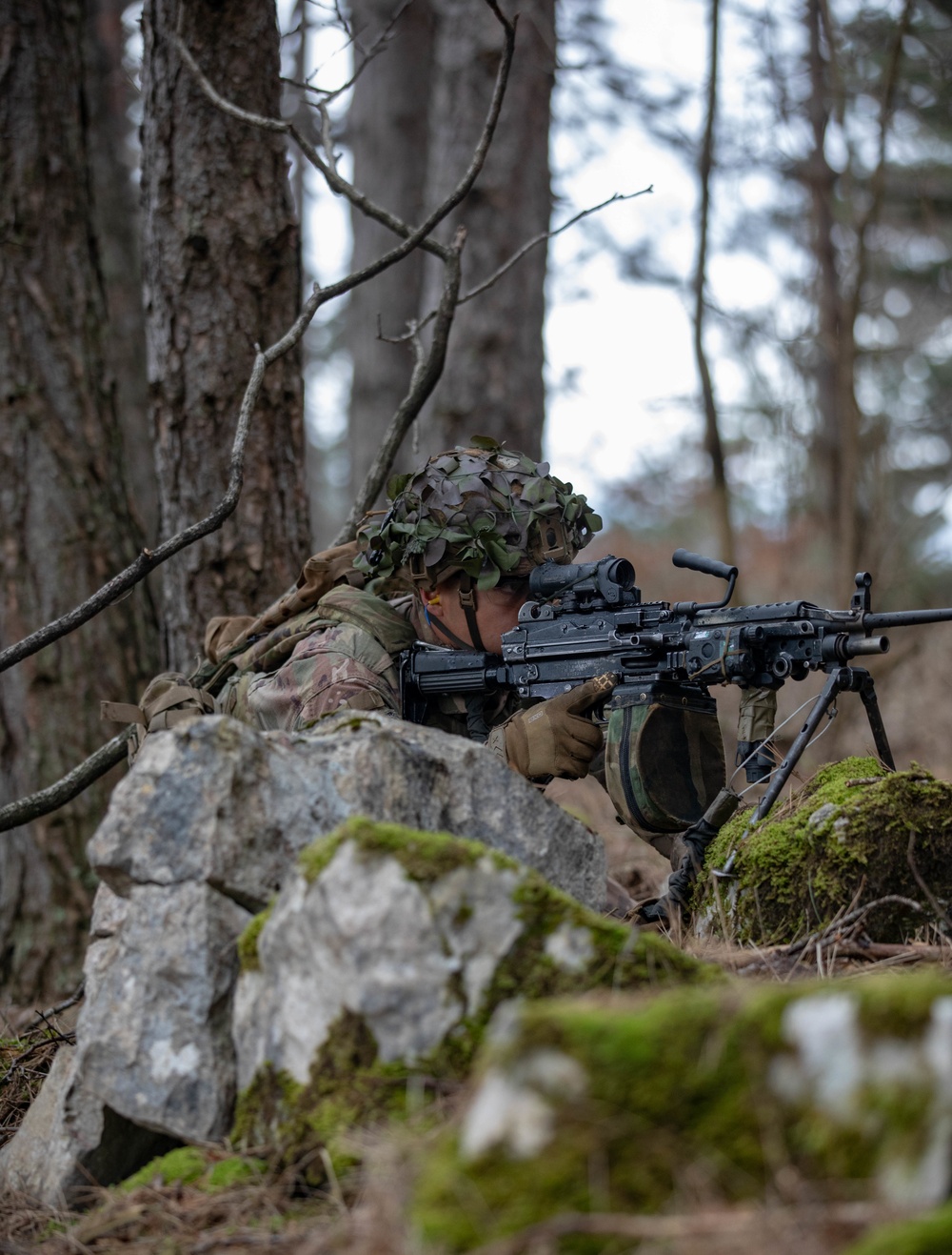 173rd Airborne Brigade conducts blank-fire and tactical movement training in Slovenia