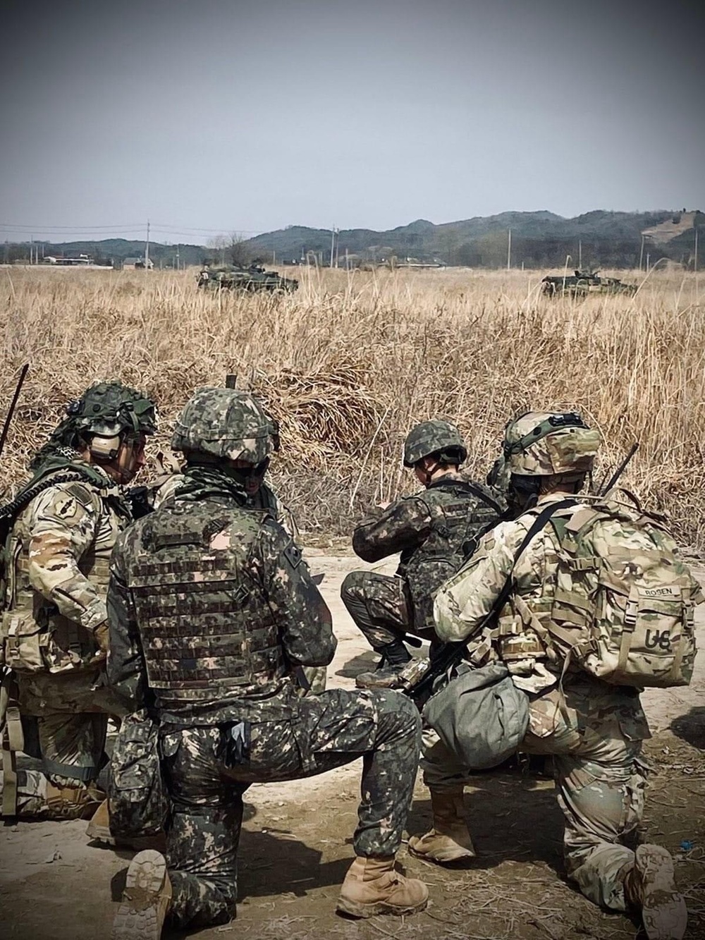 ROK Army and US Soldiers prepare to conduct operations