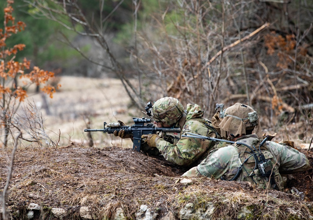 173rd Airborne Brigade conducts live-fire and tactical movement training in Slovenia