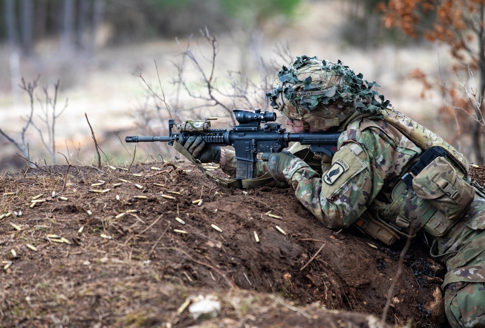 173rd Airborne Brigade conducts live-fire and tactical movement training in Slovenia