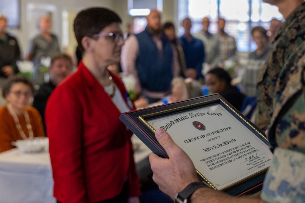 Nina McBroom Retirement Ceremony