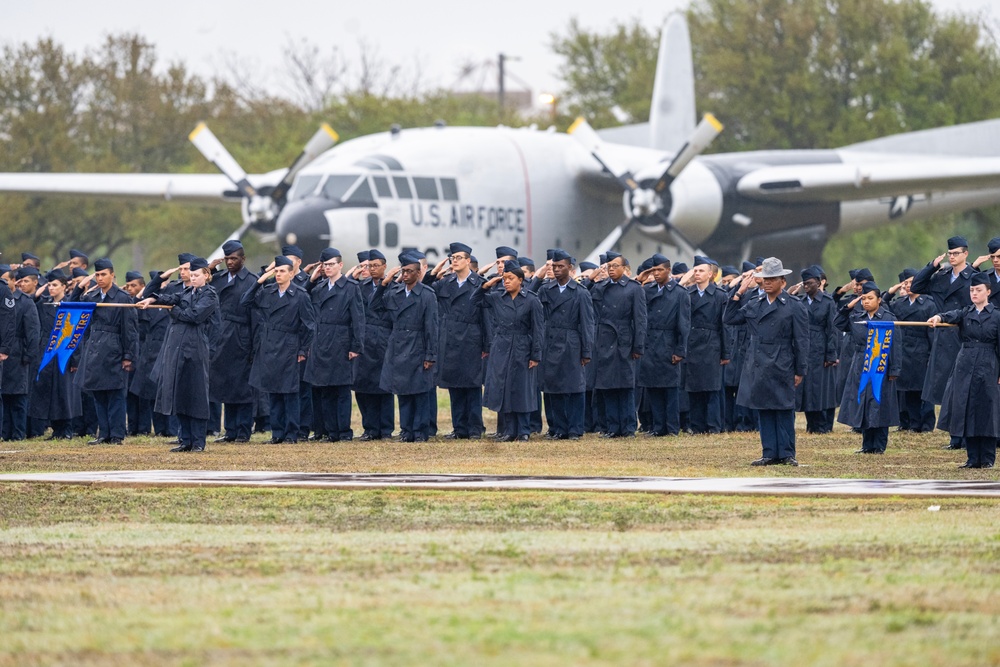 U.S. Air Force basic training graduation