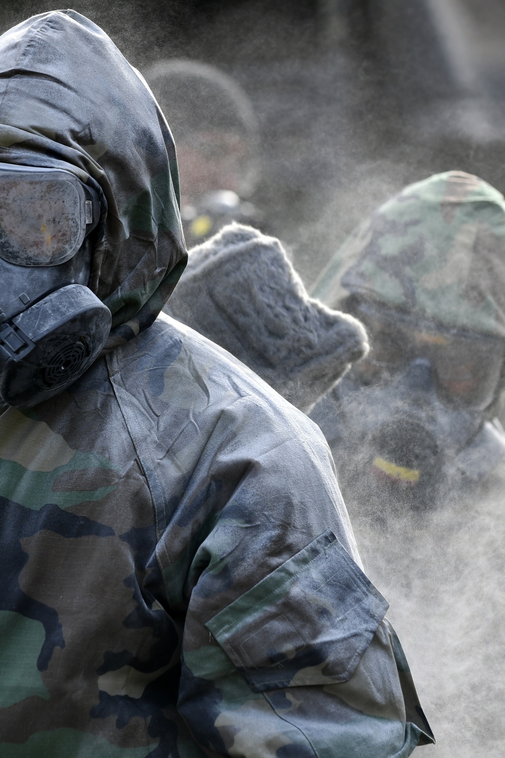 1-17 Infantry Conduct Field Decontamination Training During Exercise Warrior Shield