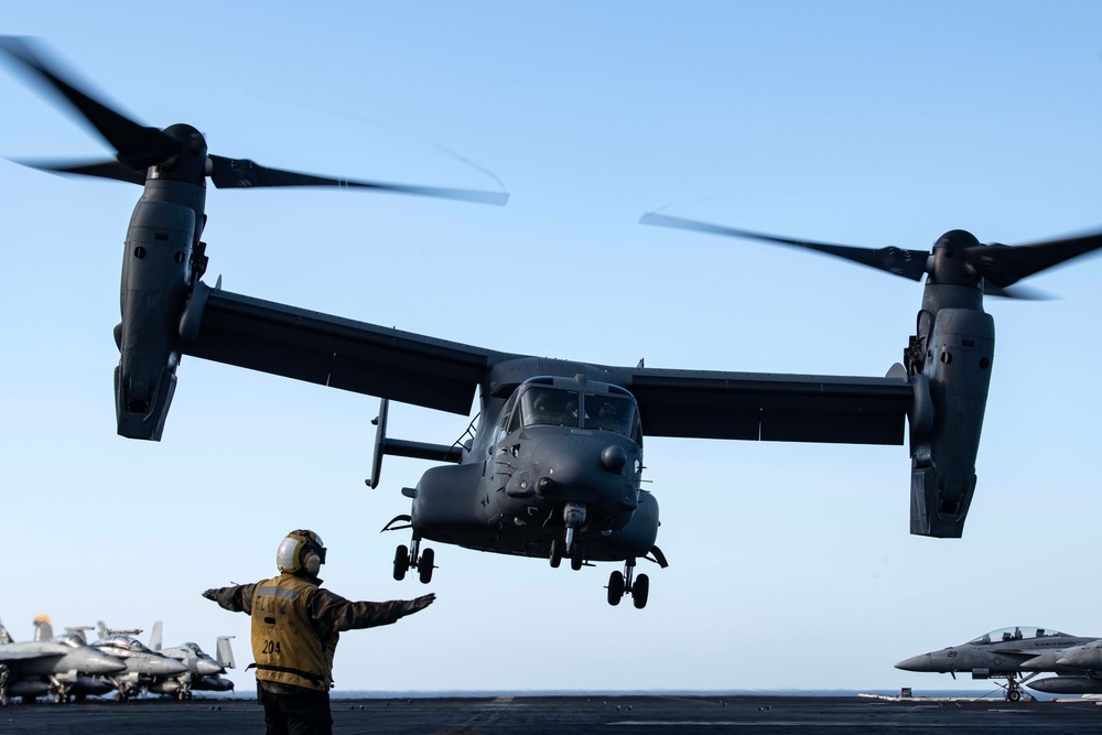 CV-22B DLQ with CVN 77