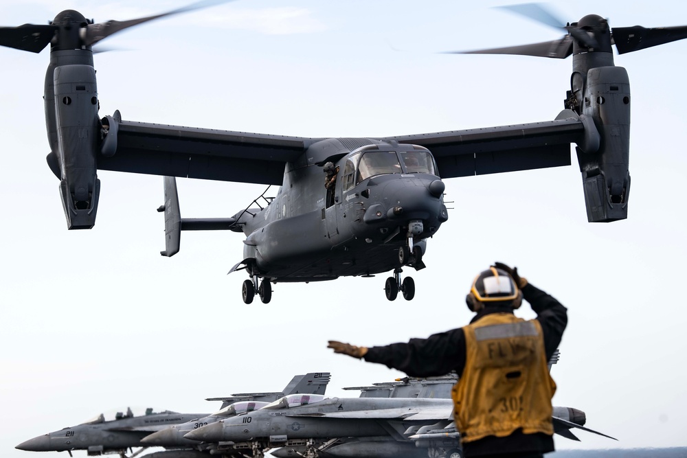 CV-22B DLQ with CVN 77