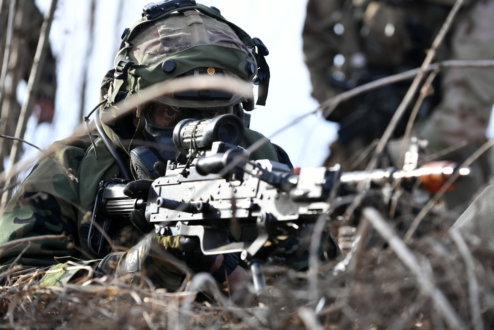 1-17 Infantry Conduct Company Attack During Exercise Warrior Shield