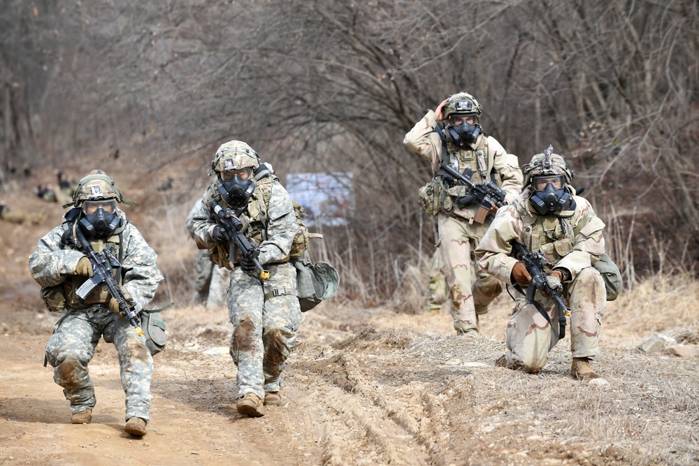 1-17 Infantry Conduct Company Attack During Exercise Warrior Shield