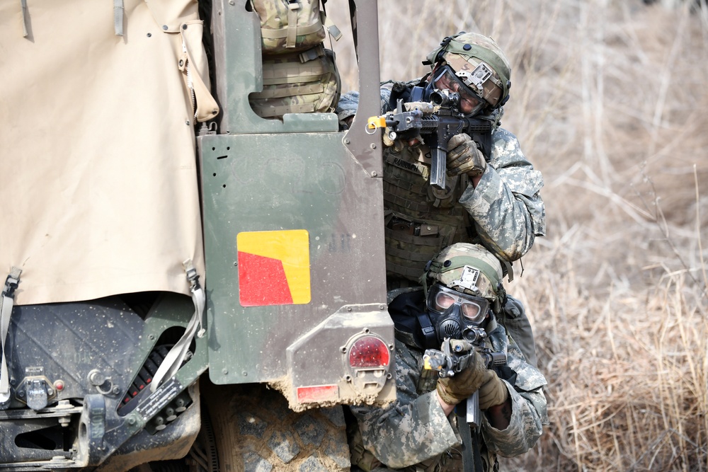 1-17 Infantry Conduct Company Attack During Exercise Warrior Shield