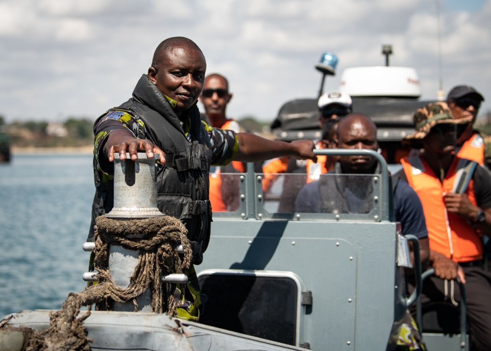 Cutlass Express 2023 participants conduct VBSS training in Mombasa