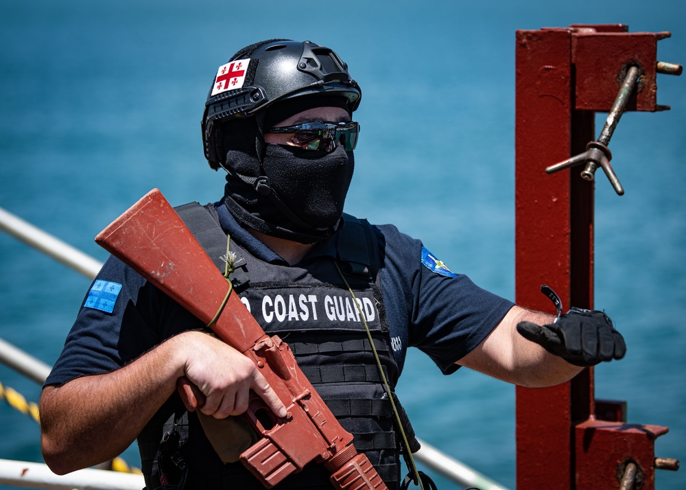 Cutlass Express 2023 participants conduct VBSS training in Mombasa