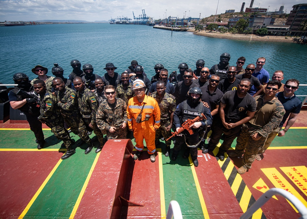 Cutlass Express 2023 participants conduct VBSS training in Mombasa