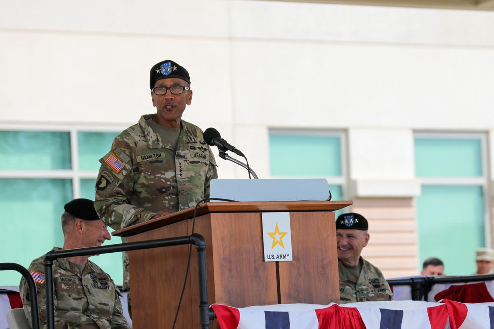 Army honors senior sustainers in change of command