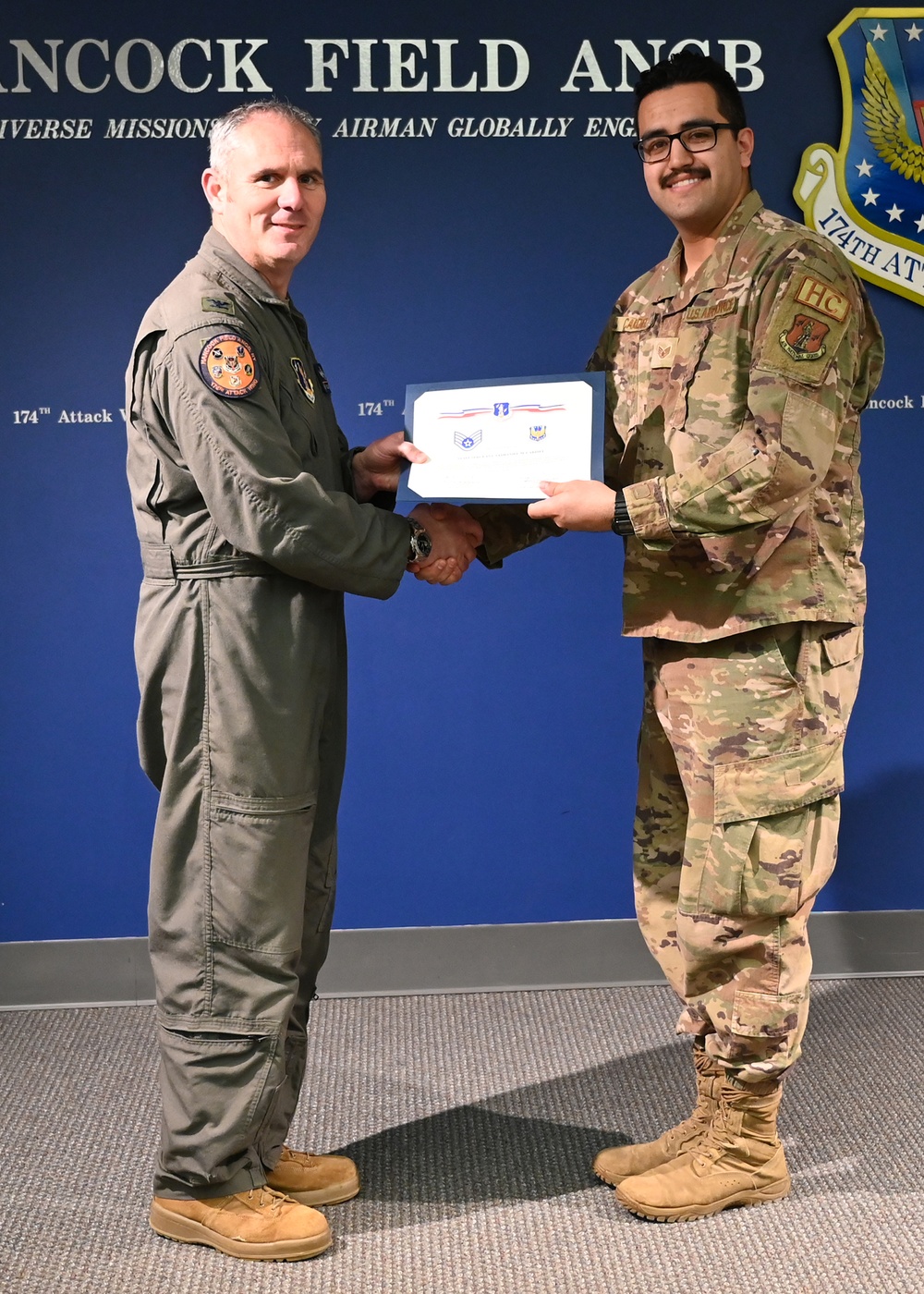 174th Attack Wing Inducts Newest NCOs