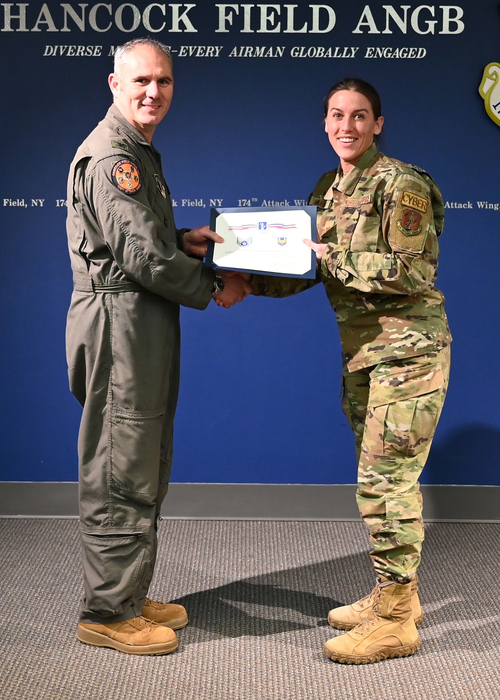 174th Attack Wing Inducts Newest NCOs