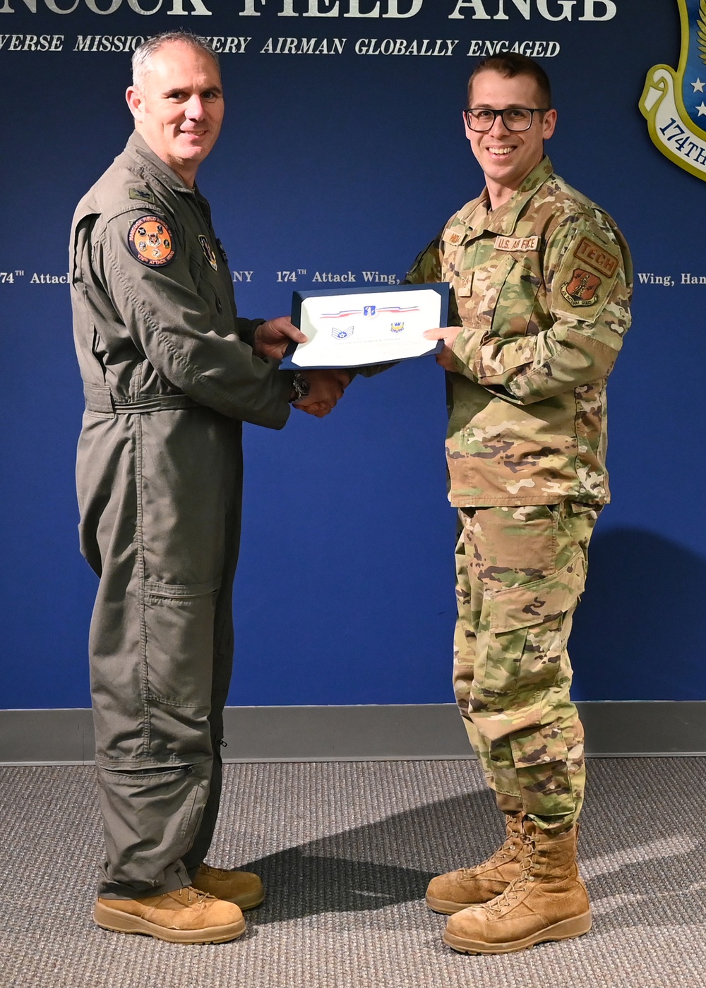 174th Attack Wing Inducts Newest NCOs