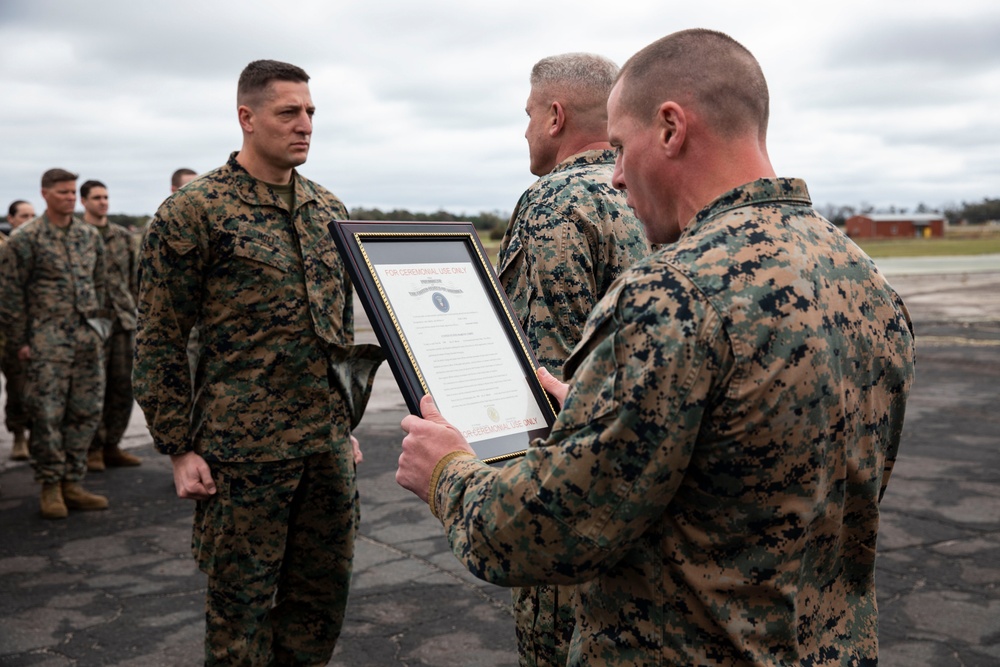 26th MEU promotes its newest Lieutenant Colonel