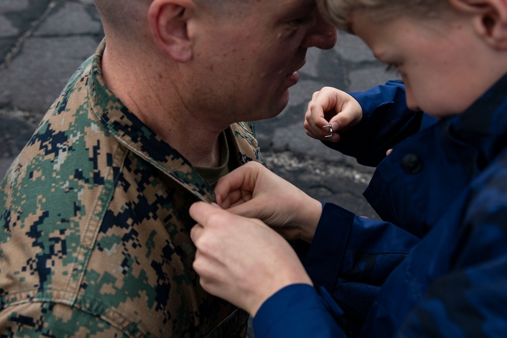 26th MEU promotes its newest Lieutenant Colonel