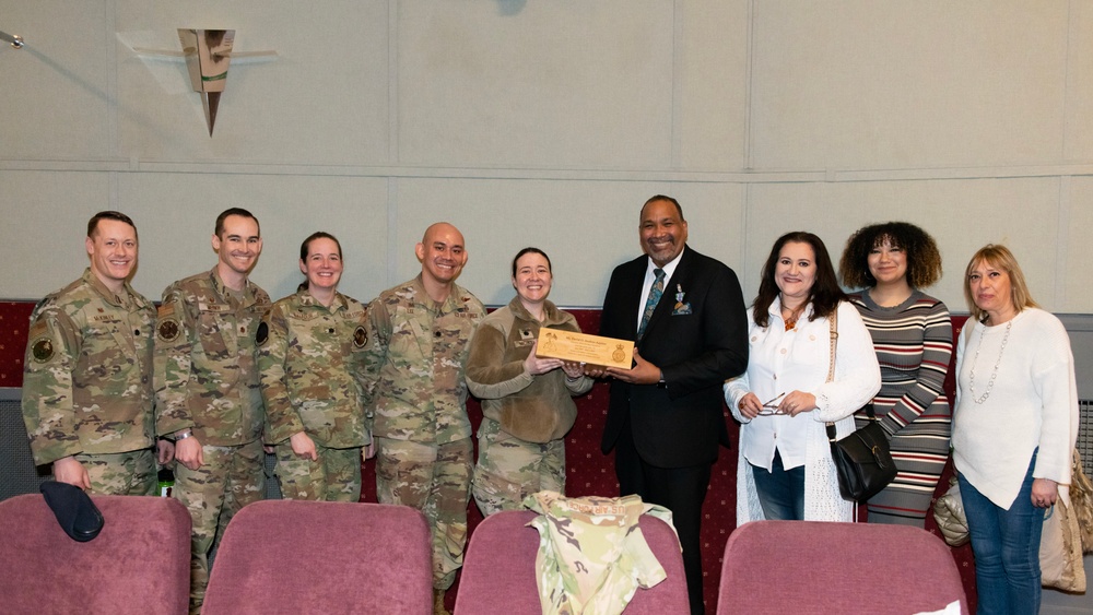 421 Air Base Squadron Relinquishment of Responsibility ceremony