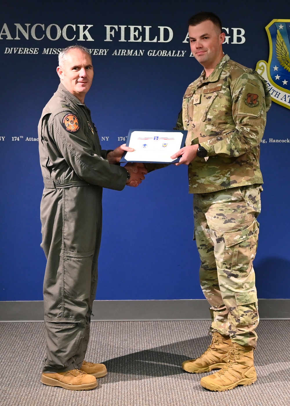 174th Attack Wing Inducts Newest Senior NCOs