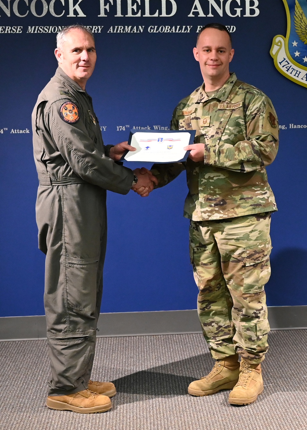 174th Attack Wing Inducts Newest Senior NCOs