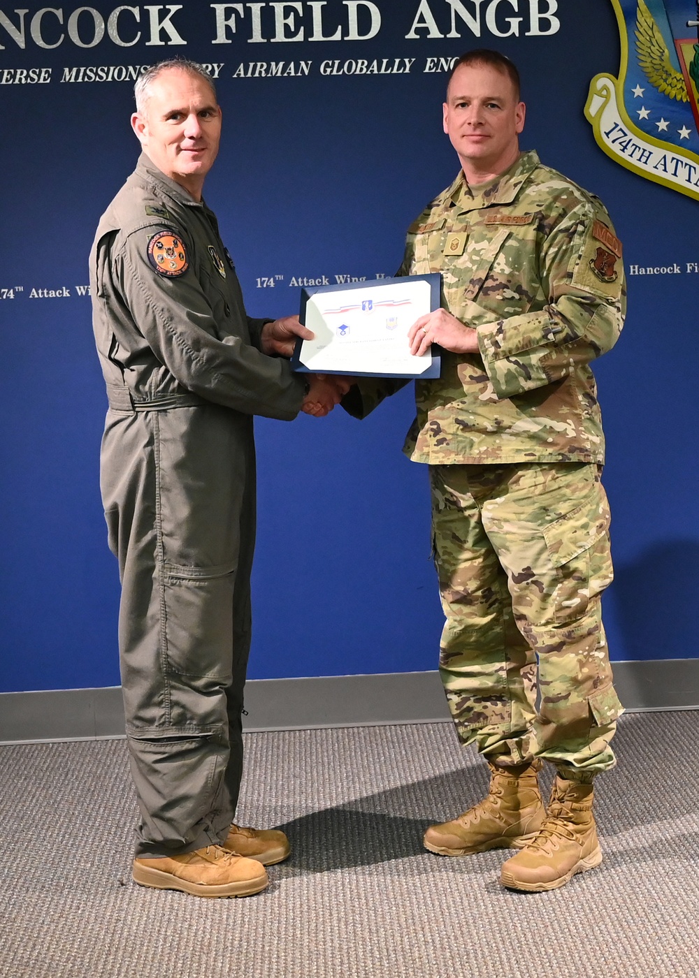 174th Attack Wing Inducts Newest Senior NCOs