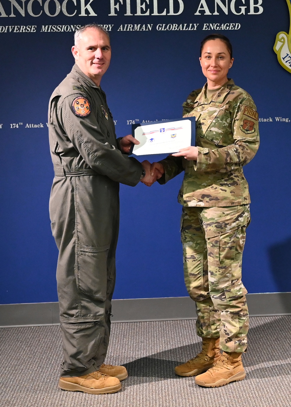 174th Attack Wing Inducts Newest Senior NCOs