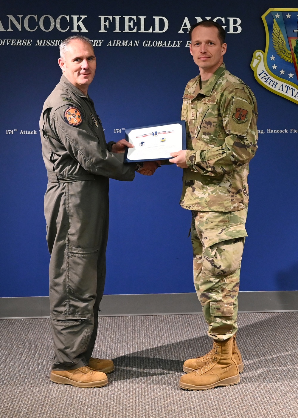 174th Attack Wing Inducts Newest Senior NCOs