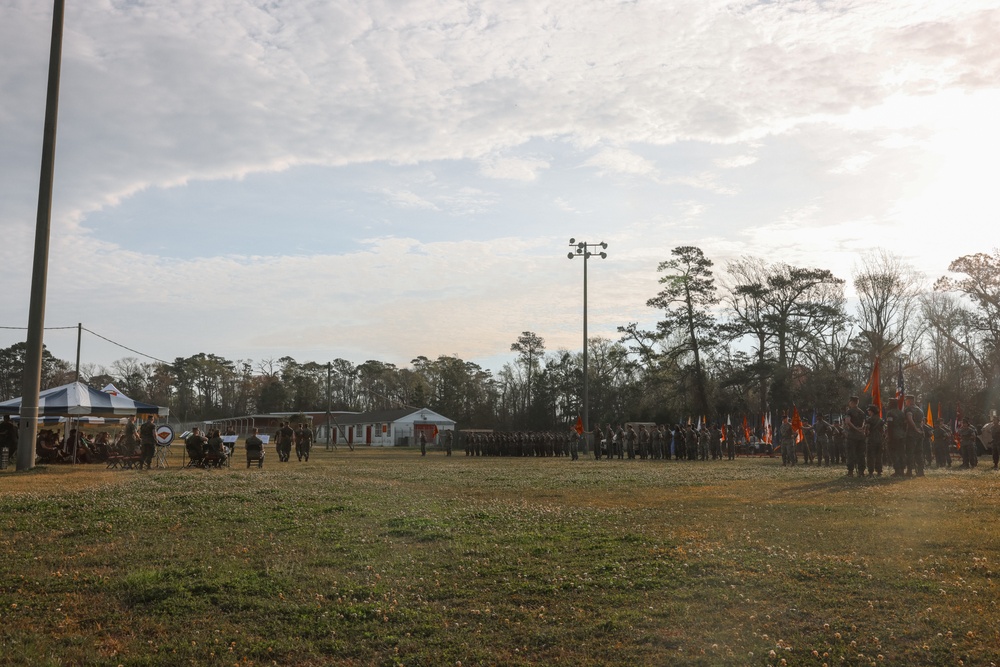 Command Logistics Battalion 8 Change of Command Ceremony