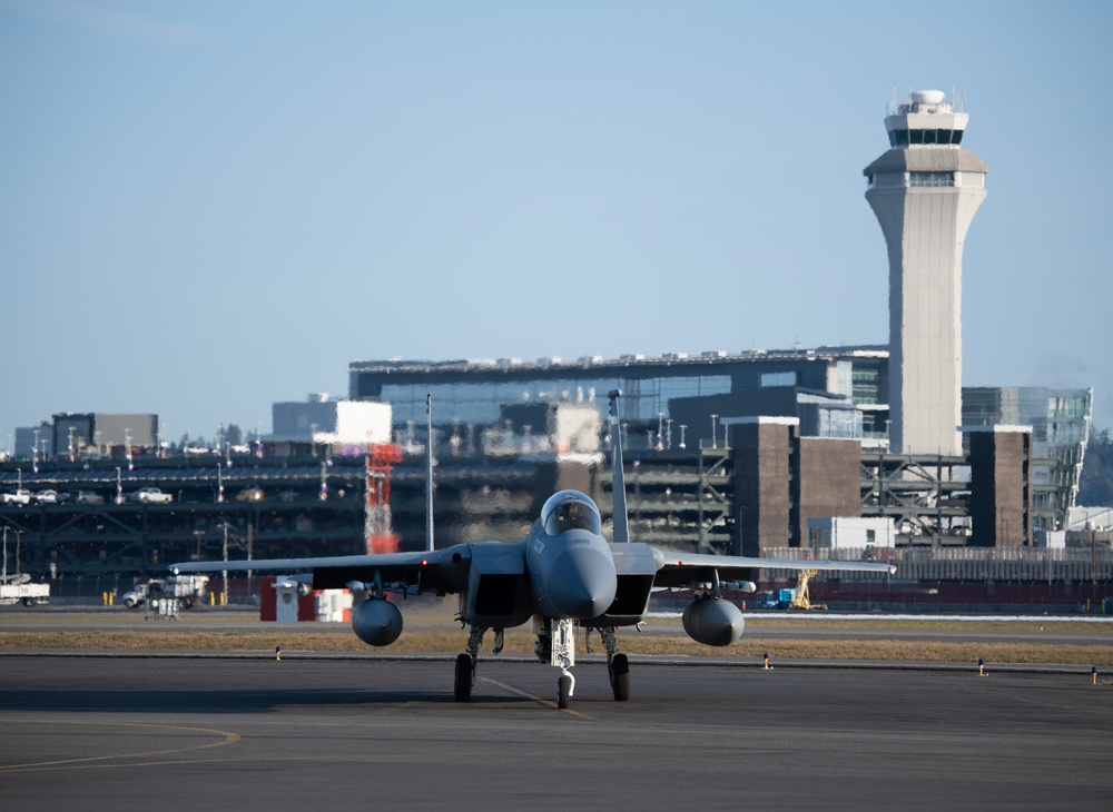 123rd Fighter Squadron conducts morning sortie