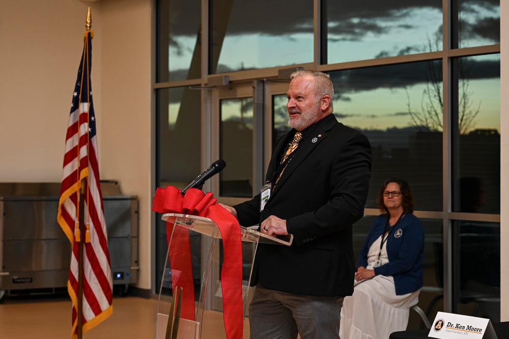 APS and Holloman unveil new school house