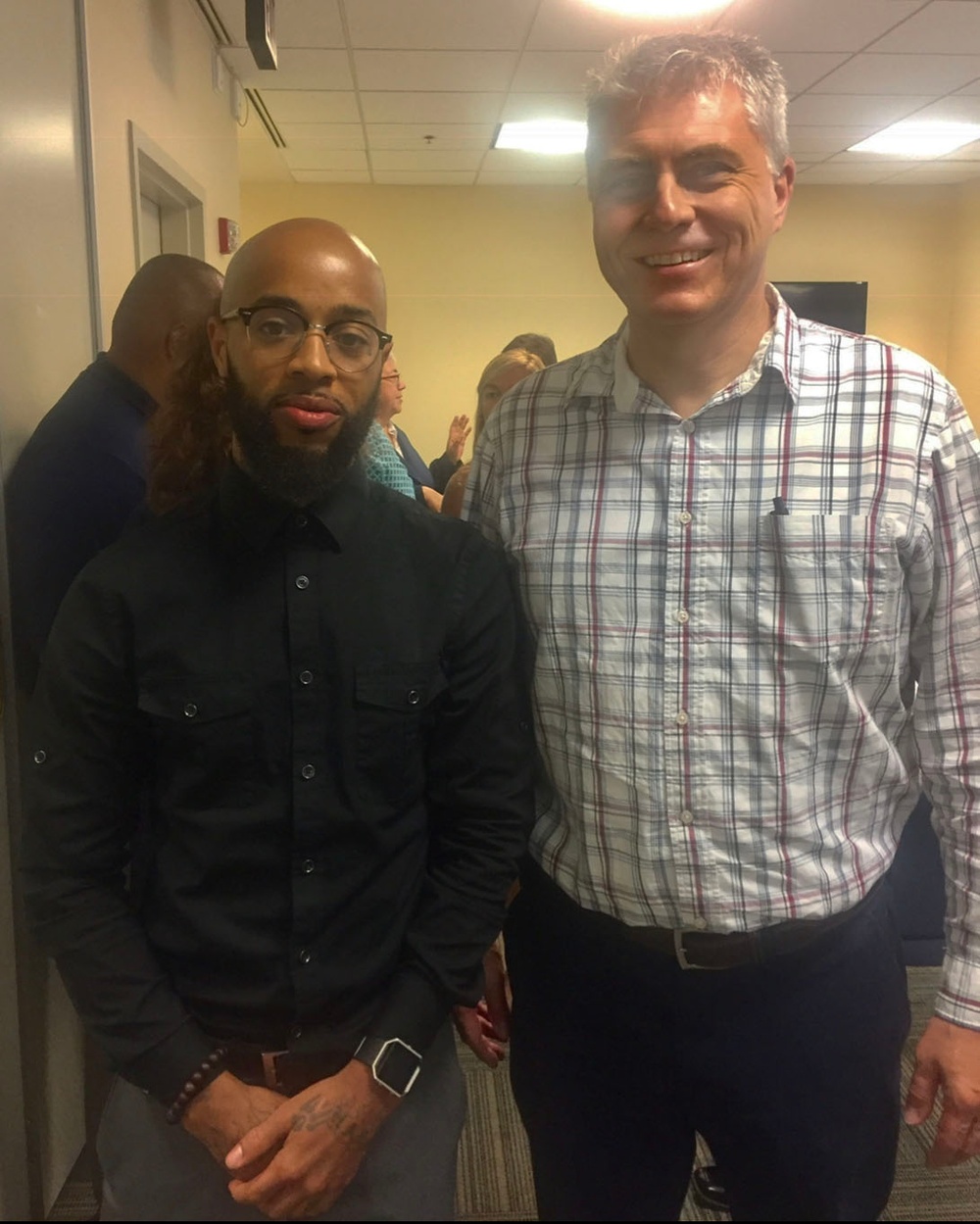 James Thompon and David Curfman During NAVFAC Leadership Program