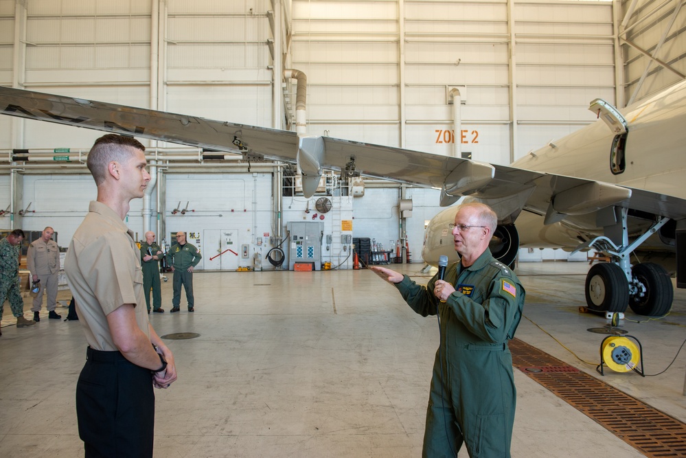 USFF Speaks to VP-8 Sailor