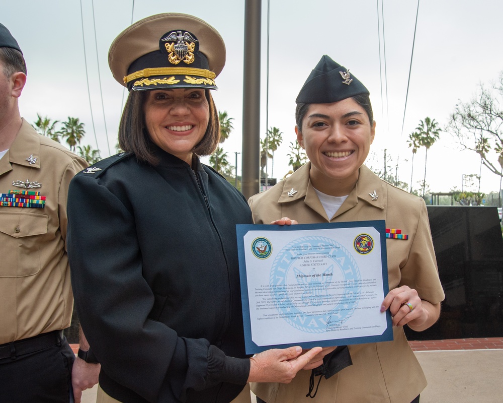 NMRTC San Diego Awards Shipmate of the Month