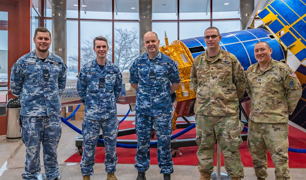 Air Commodore, Angus Porter, Australian Air and Space Attache visits Buckley SFB