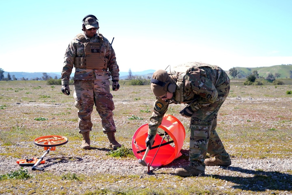 146th Airlift Wing’s Contingency Response Flight perform airfield operations