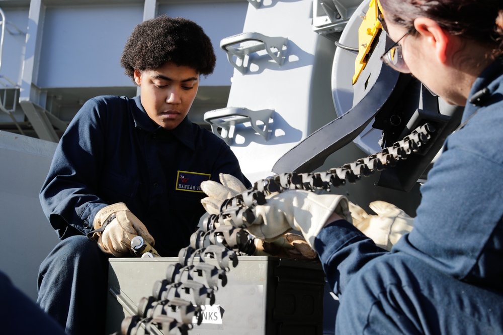 George Washington Sailors Conduct CIWS Training