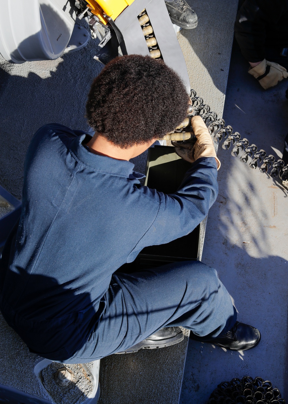 George Washington Sailors Conduct CIWS Training