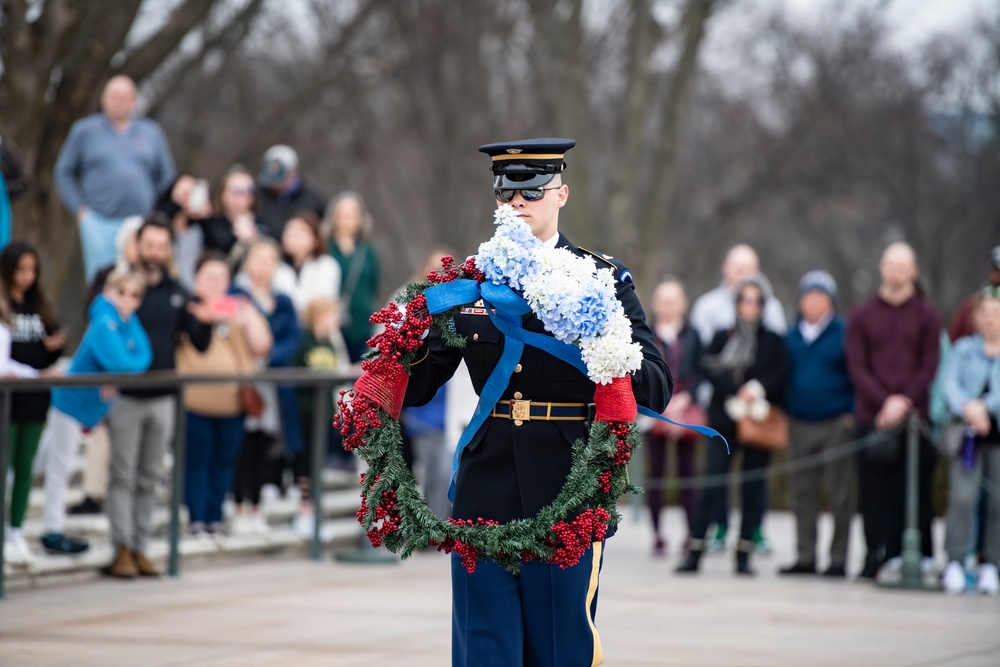 Miss America 2023 Grace Stanke Visits Arlington National Cemetery